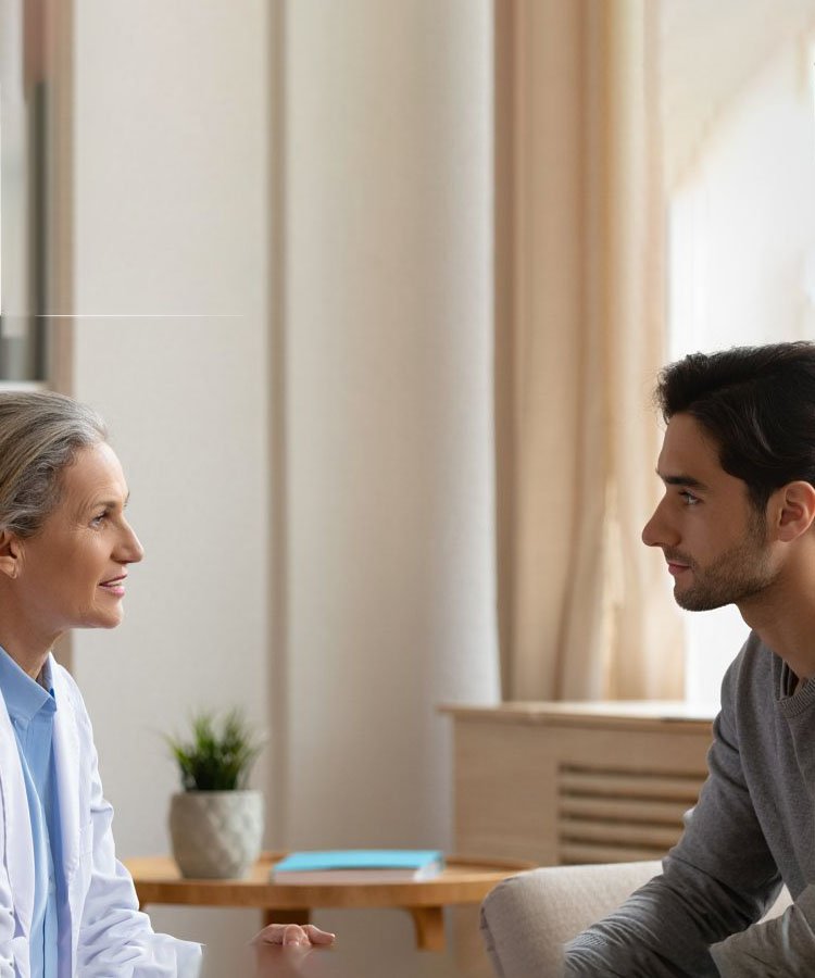 Пациент на приёме у врача